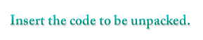 insert the code